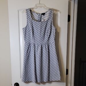The Limited Blue Polka Dot Dress